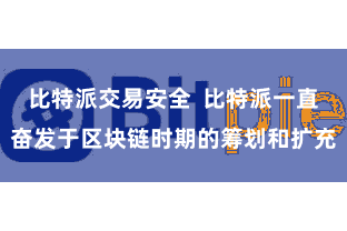 比特派交易安全  比特派一直奋发于区块链时期的筹划和扩充