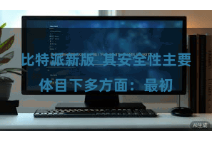 比特派新版  其安全性主要体目下多方面：最初