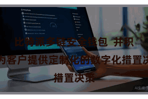 比特派多链安全钱包  并积极为客户提供定制化的数字化措置决策